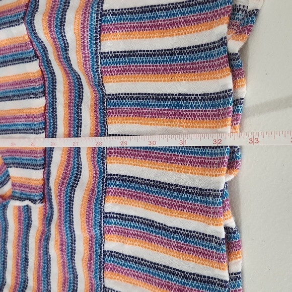 Hobie Top Tunic Beach Cover Up Dress Shirt Hoodie Size L - Picture 5 of 8